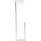 Ekena Millwork 5 1/2-in. W x 20-in. D x 26-in. H Thorton Architectural Grade PVC Knee Brace BRCP055X20X26THR - alternate 2
